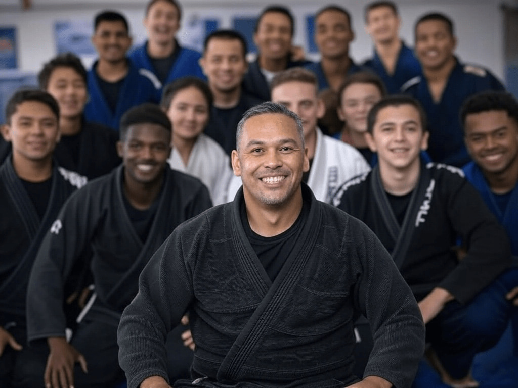 BJJ Academy Website Illustration